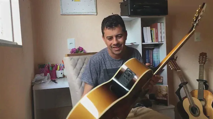 Epiphone ej 200 SCE Com captação fishiman.