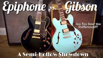 Epiphone Sheraton II vs Gibson ES-345