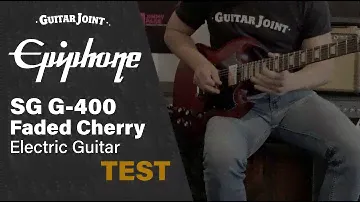 Epiphone SG G-400 Faded Cherry Electric Guitar TEST