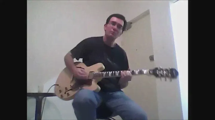 2008 Epiphone Sheraton II Natural/Gold Hardware Demo Part 1.wmv  Fender Blues Junior (Distorted).