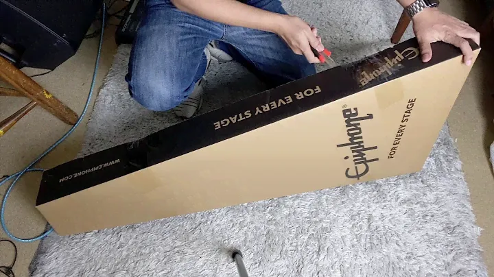 Unboxing Epiphone Les Paul Standard 50s Heritage Cherry Sunburst