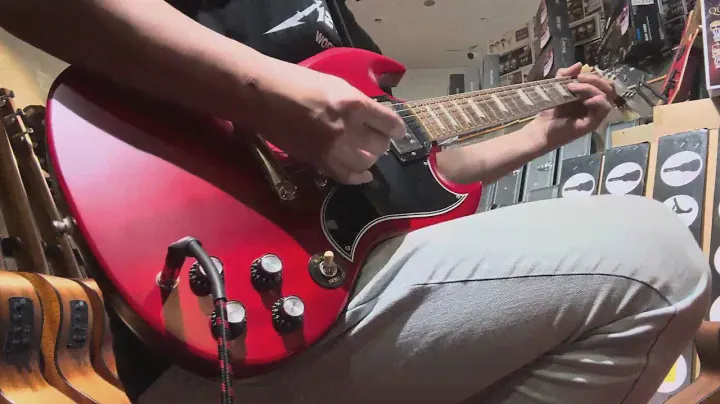 ￼Epiphone Inspired by Gibson) Epiphone 1961 Les Paul SG Standard Electric Guitar Aged 60s Cherry