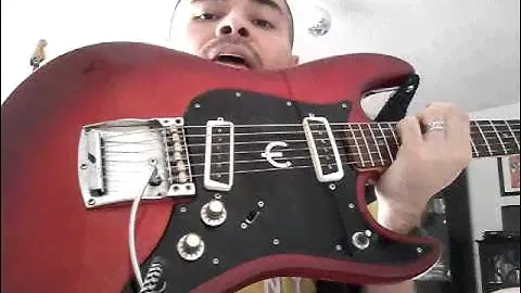 VINTAGE EPIPHONE ET-270 GUITAR  KURT COBAIN ( BLEACH TOUR )