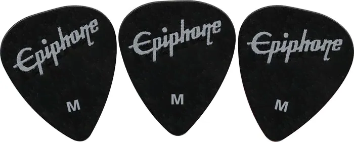 МЕДИАТОР EPIPHONE MEDIUM PICKS BLACK