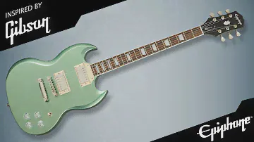 Epiphone Modern SG MUSE Wanderlust Green Metallic sound & review.