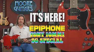 Just Released! Epiphone Tony Iommi SG Special!