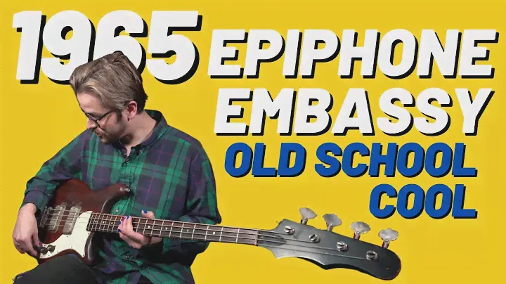 1965 Epiphone Embassy Bass | Player Grade Vintage Gear | Old School Cool |