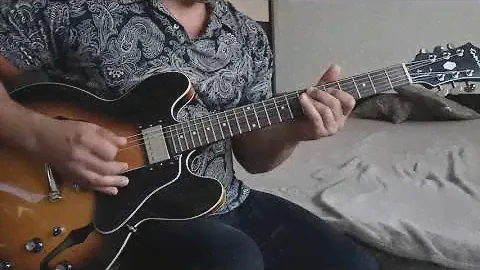 Epiphone dot with Gibson 57 pickups USA