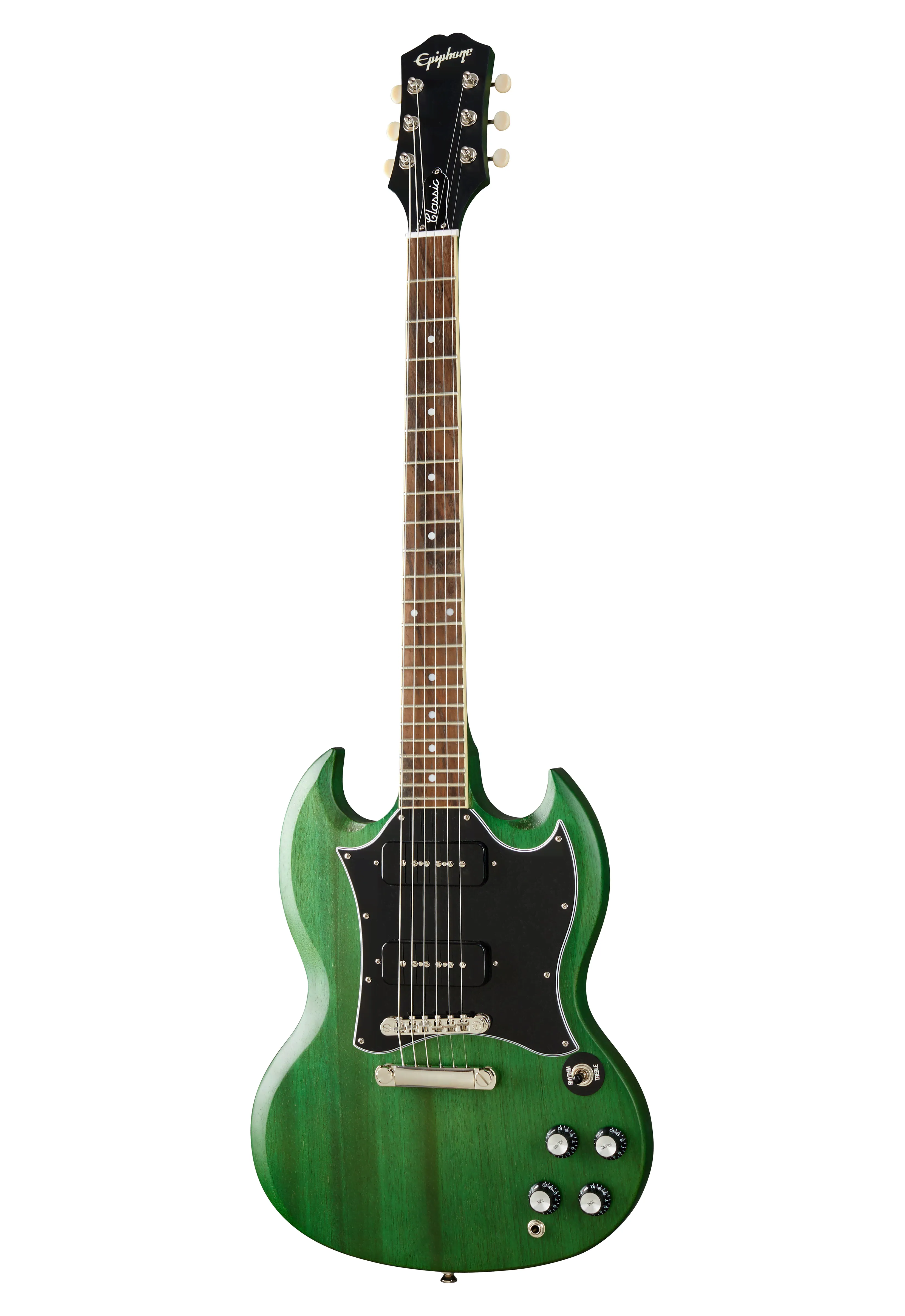 Epiphone SG Classic Worn P-90 "Inspired by Gibson" Collection P90 Inverness Green BRAND NEW-0