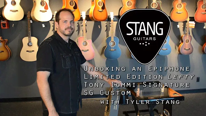 Unboxing a Lefthanded Epiphone Tony Iommi Signature SG Custom