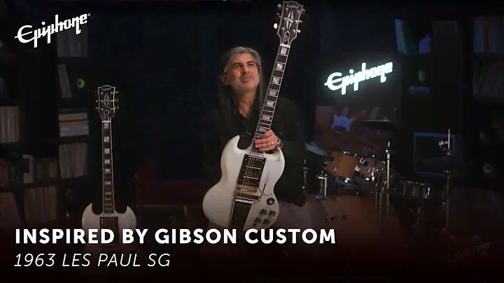 Epiphone 1963 Les Paul SG Custom With Maestro Vibrola - Epiphone Inspired By Gibson Custom