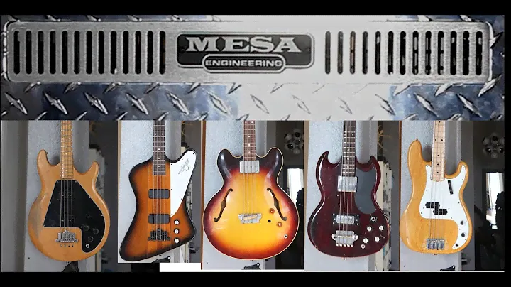 5 Bass Comparison in a Modern Metal Mix - Gibson T-bird EB3 EB2 Ripper Fender P-bass