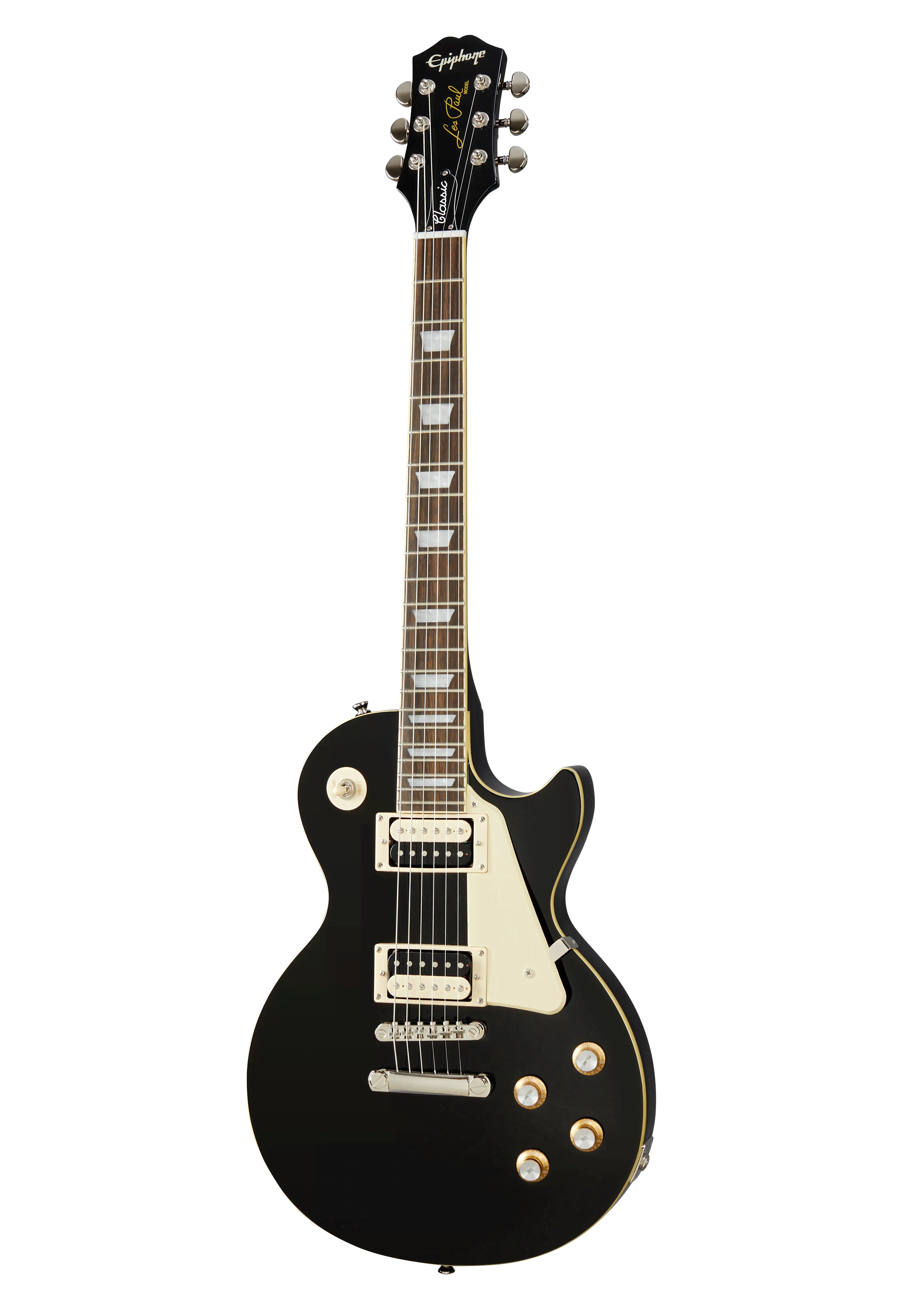 Epiphone Les Paul Classic Ebony Alnico Classic PROs Coil-Split & Phase Switch Electric Guitar BRAND NEW-0