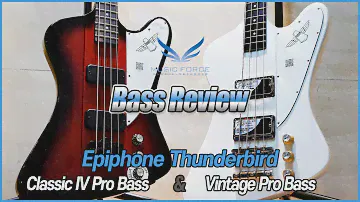 [Bass Review] Epiphone Thunderbird Classic IV Pro Bass & Vintage Pro Bass