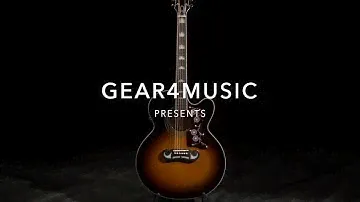 Epiphone EJ-200CE Electro Acoustic, Vintage Sunburst  | Gear4music demo