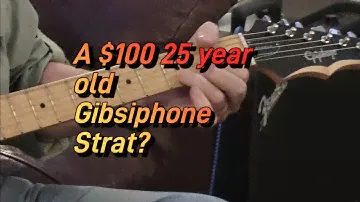 Another great guitar for just $100! Epiphone Strat Copy