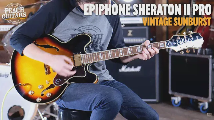 Epiphone Sheraton II Pro Vintage Sunburst