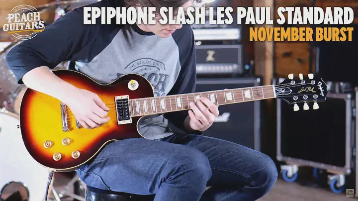 No Talking...Just Tones | Epiphone Slash Les Paul Standard November Burst