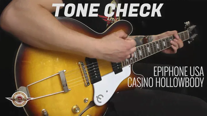 TONE CHECK: Epiphone USA Casino Hollowbody Guitar Demo | No Talking
