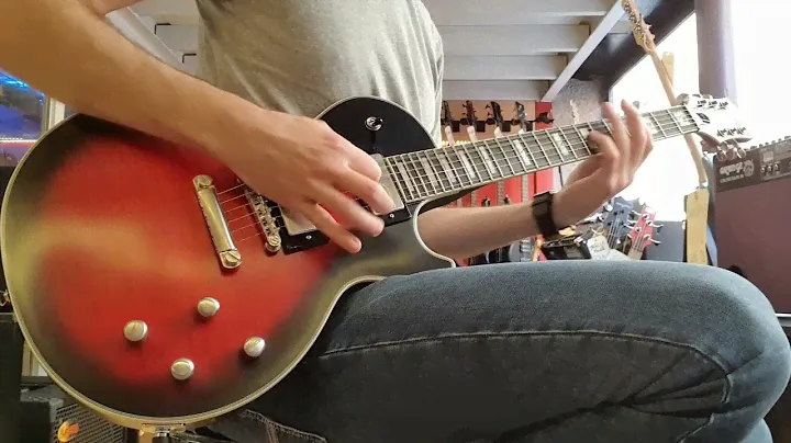 Epiphone Les Paul Prophecy Red Tiger Aged Gloss - Quick test