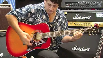 Epiphone Hummingbird Acoustic Heritage Cherry Demo - Tony Farinha @ PMT