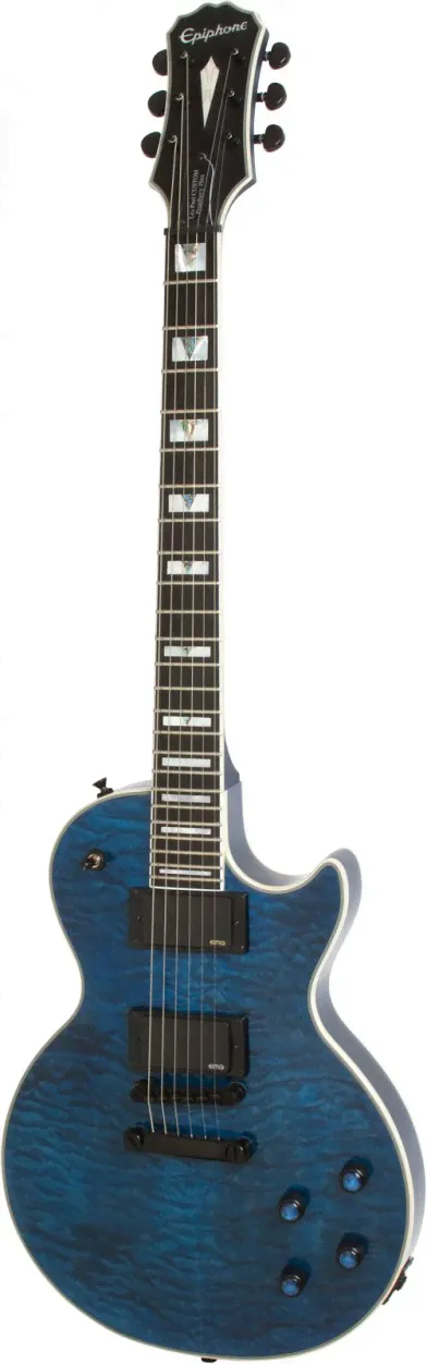 Epiphone Prophecy Les Paul Custom Plus EX Midnight Sapphire электрогитара-0