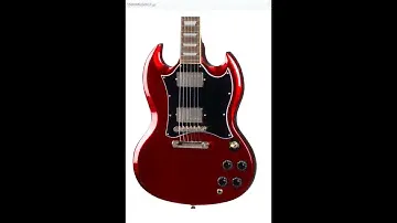 Epiphone Traditional pro SG со звукоснимателями Coil Split, демо №2