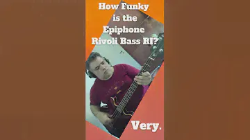 VINTAGE FUNK BASS TONE with the short scale Epiphone Rivoli Bass Reissue