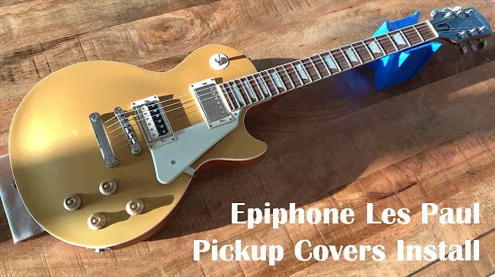 Epiphone Les Paul Classic Pickup Covers Install