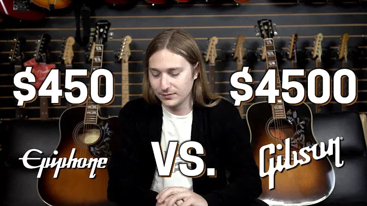 $450 vs $4500 Acoustic Guitar | Cheap vs Expensive | Epiphone vs Gibson Obvious choice or..?