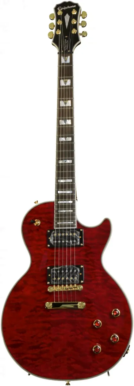 Epiphone Prophecy Les Paul Custom Plus GX Black Cherry электрогитара-0