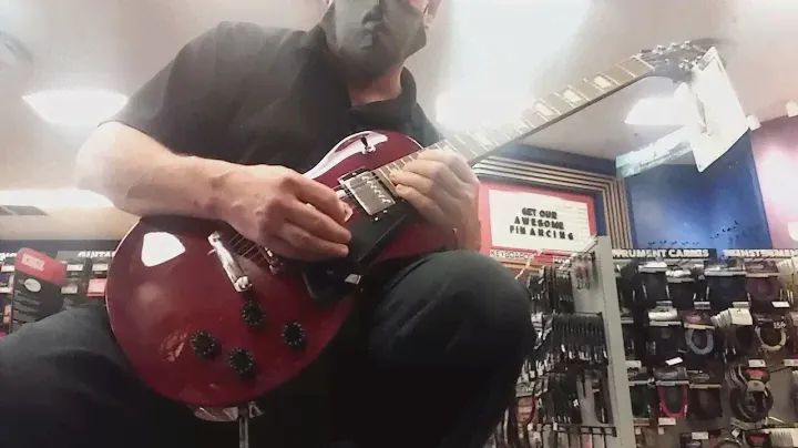 Epiphone Les Paul Studio Wine Red (Inspired by Gibson) tryout, through Fender LT25 amp
