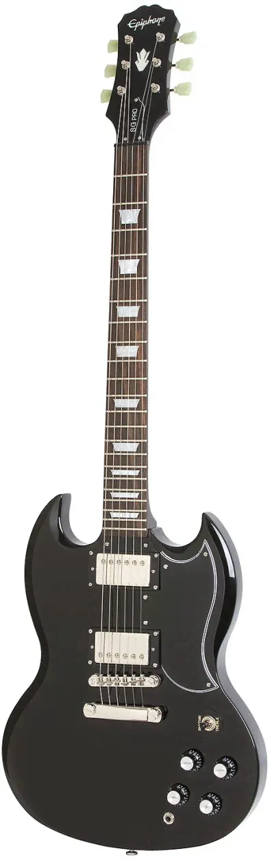 Epiphone G-400 Pro Ebony электрогитара-0