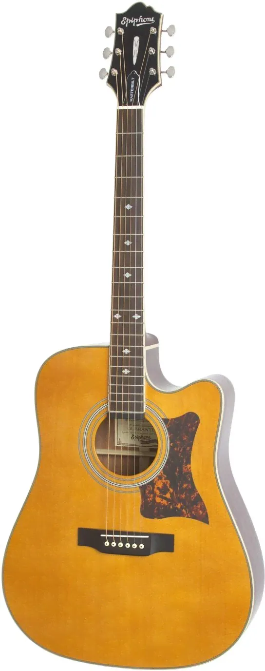 Гитара электроакустическая EPIPHONE MASTERBILT DR-500MCE NATURAL-0