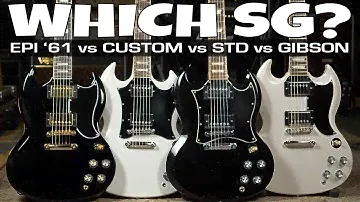 Which SG? - Epiphone 1961 Les Paul SG vs SG Custom vs SG Standard vs Gibson SG Standard