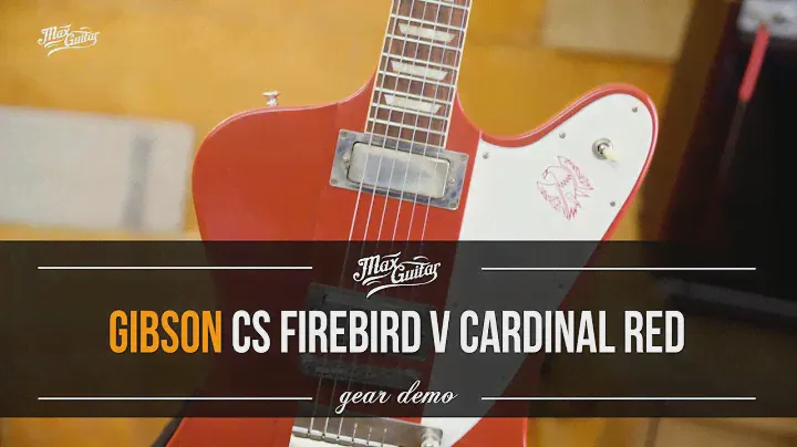 Gibson Custom Shop 1963 Firebird V in Cardinal Red! Demo!