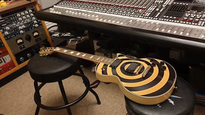 Korean Epiphone Zakk Wylde Les Paul Bullseye early 2003 Guitar Up Close Video Review