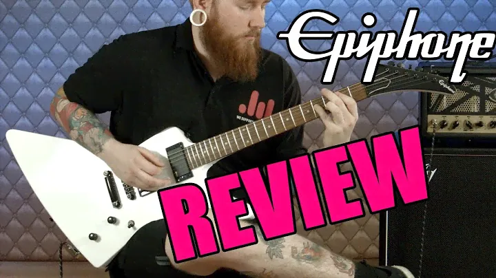 Обзор гитары Epiphone 1984 EX Explorer Metal Bax Music Jamie Slays