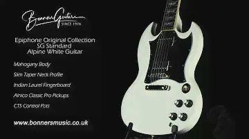 Epiphone Original Collection SG Standard Alpine White Guitar | Bonners Guitar Store