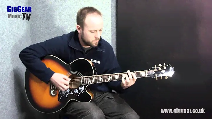 Epiphone EJ-200ce Acoustic Guitar Demo