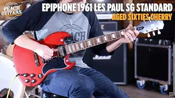 No Talking...Just Tones | Epiphone 1961 Les Paul SG Standard Aged Sixties Cherry