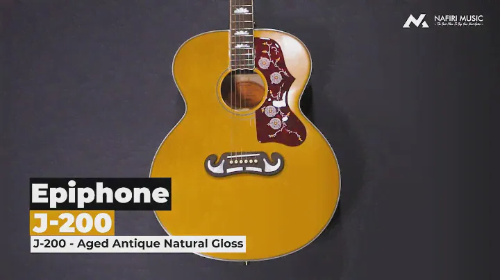 Epiphone J-200 Aged Antique Natural Gloss