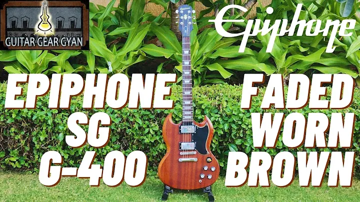 Epiphone SG G-400 Electric Guitar Faded Worn Brown