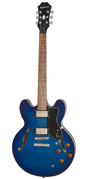 EPIPHONE Dot Deluxe Blueberry Burst полуакустическая гитара-0