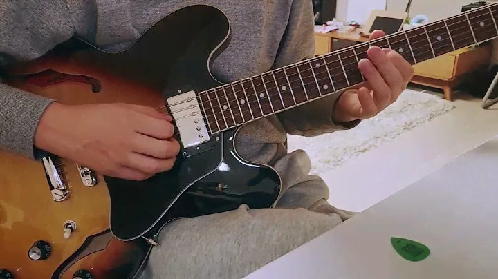 Larry Carlton - Room335, 80% speed with Epiphone ES-335, GuitarRig 6