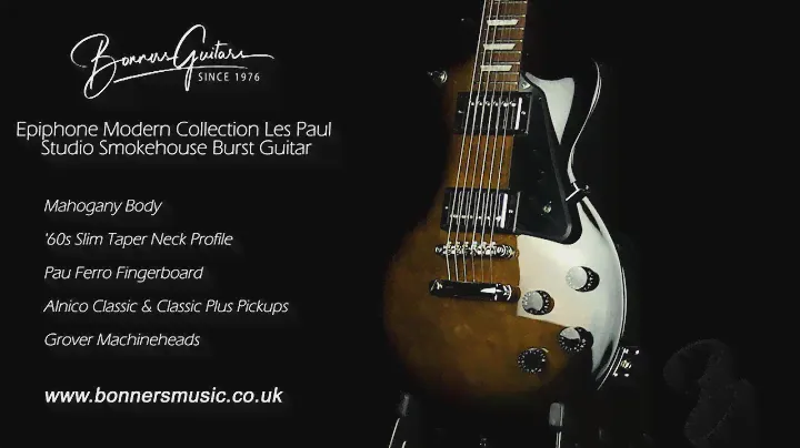 Epiphone Modern Collection Les Paul Studio Smokehouse Burst Guitar | Bonners Guitar Store