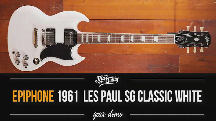 Epiphone 1961 Les Paul SG Standard Aged Classic White - Gear Demo