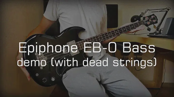 Epiphone EB-0 Bass (with dead strings)