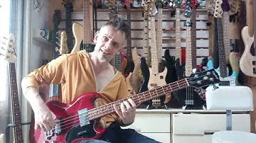 VINTAGE JAPANESE BASSES: Epiphone EB3 1997 (vs Greco EB650) Preshipment BASS DEMO/COMPARISON. PT 2