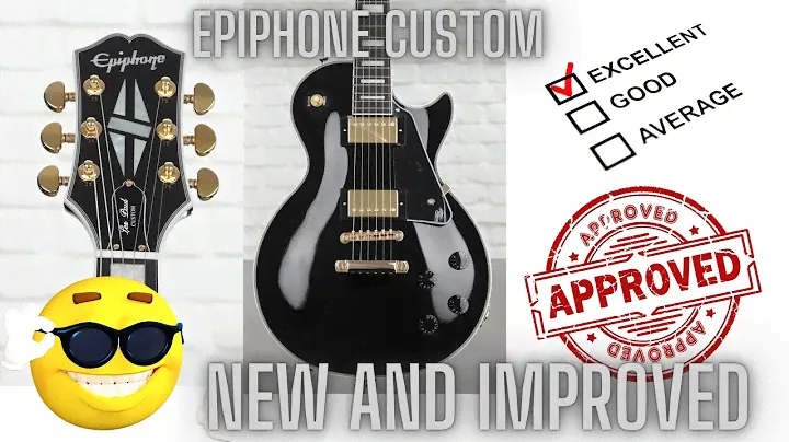 Новый улучшенный Epiphone Les Paul Custom 👍